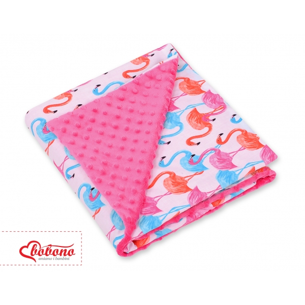 Wendedecke für Kindersitz - flamingo