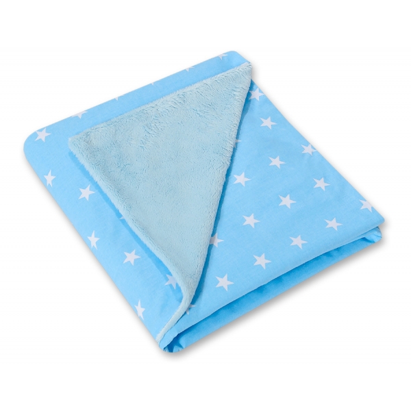 Einschlagdecke für Kindersitz - Sternchen blue