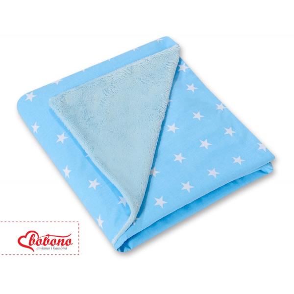 Einschlagdecke für Kindersitz - Sternchen blue