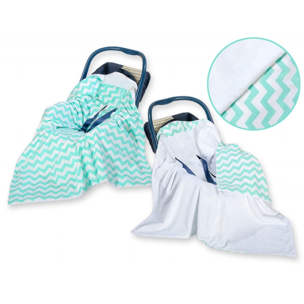Wendedecke Kindersitz - Chcevron minze
