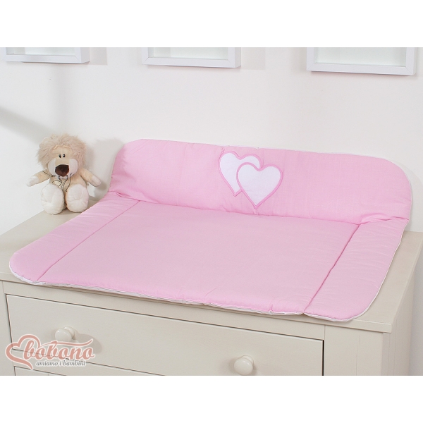 Wickelauflage für Wickelkommode - Rosa