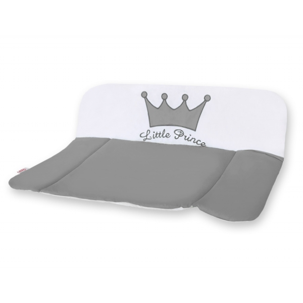 Wickelauflage auf Wickeltisch - Little Prince/Princess anthrazit