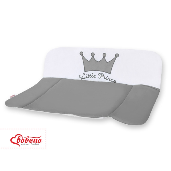 Wickelauflage auf Wickeltisch - Little Prince/Princess anthrazit