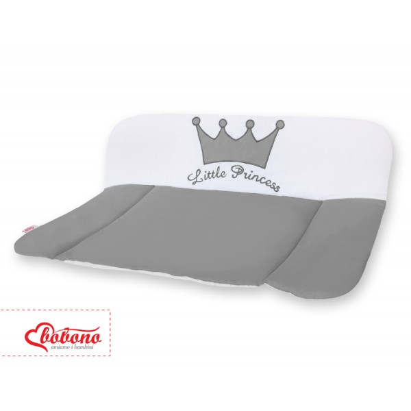 Wickelauflage auf Wickeltisch - Little Prince/Princess anthrazit