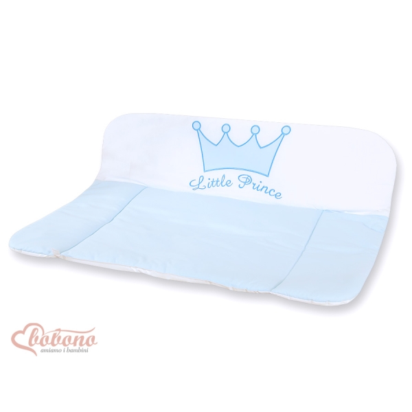 Wickelauflage auf Wickeltisch - Little Prince/Princess blau