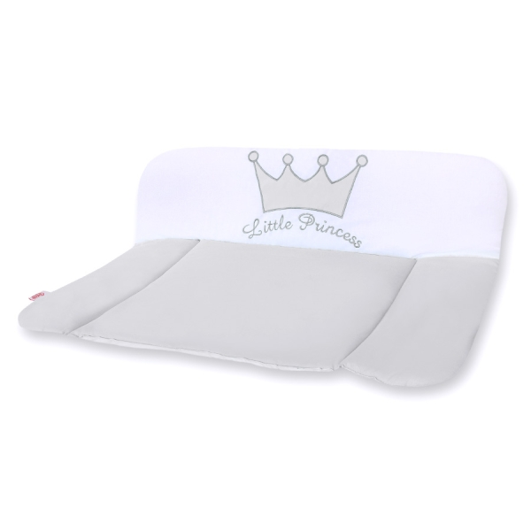 Wickelauflage auf Wickeltisch - Little Prince/Princess grau