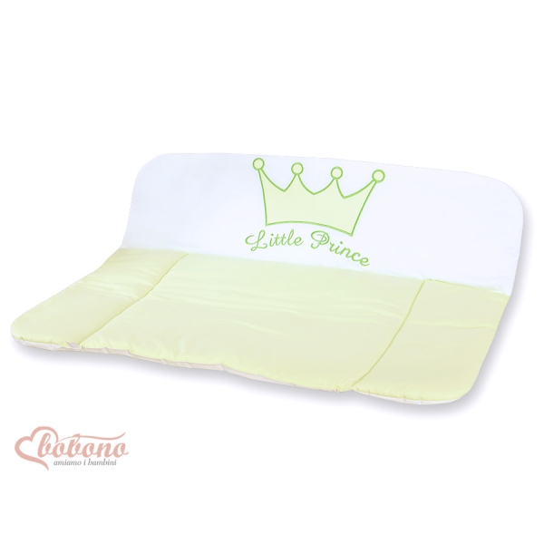 Wickelauflage auf Wickeltisch - Little Prince/Princess grün