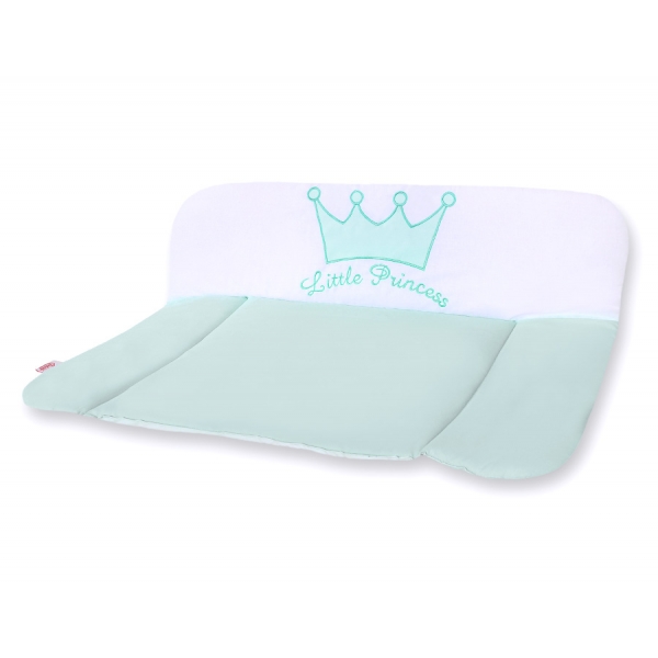 Wickelauflage auf Wickeltisch - Little Prince/Princess minze