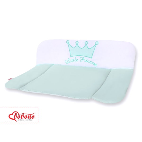 Wickelauflage auf Wickeltisch - Little Prince/Princess minze