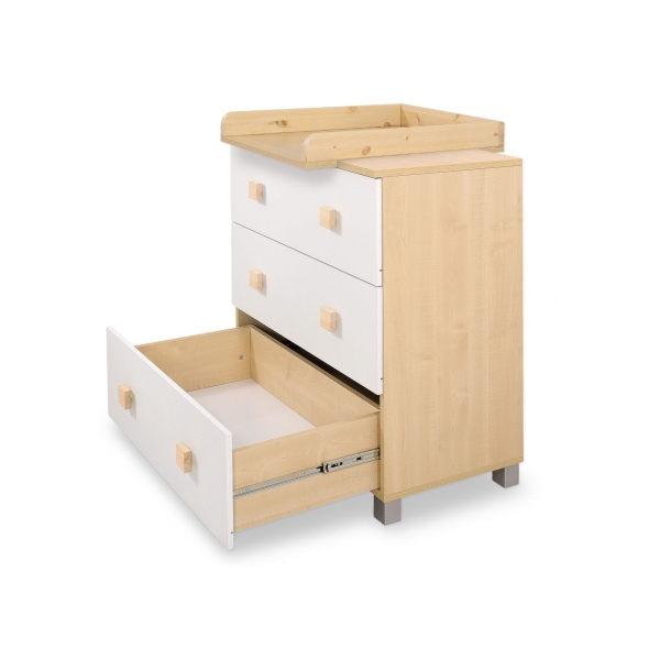 Naturholz Wickelkommode Leonardo