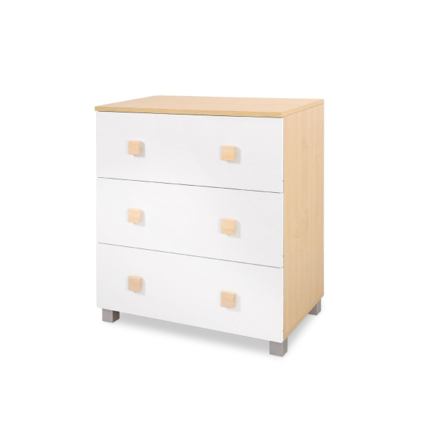 Wickelkommode  Leonardo Weiß und Naturholz 6030-07