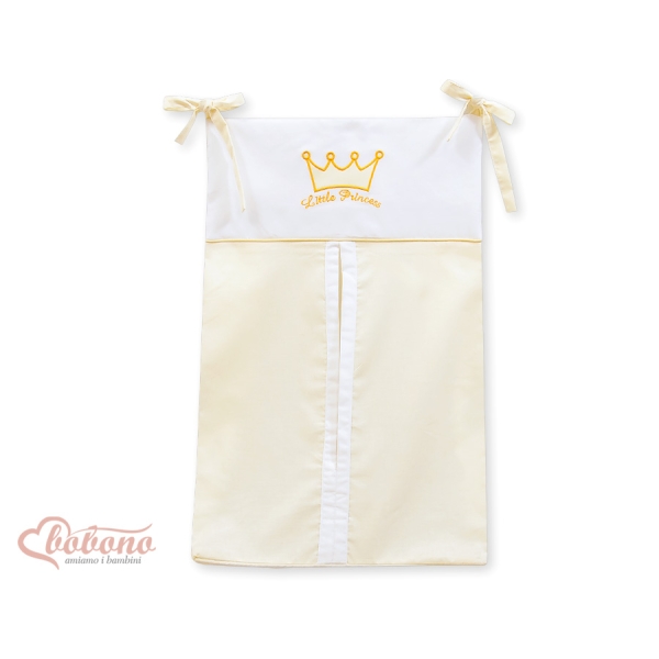 Windelntasche - Little Prince/Princess creme