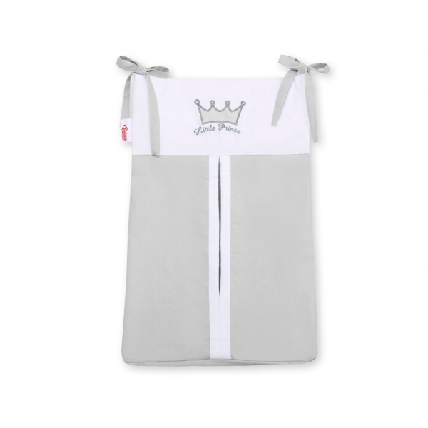 Windelntasche - Little Prince/Princess grau