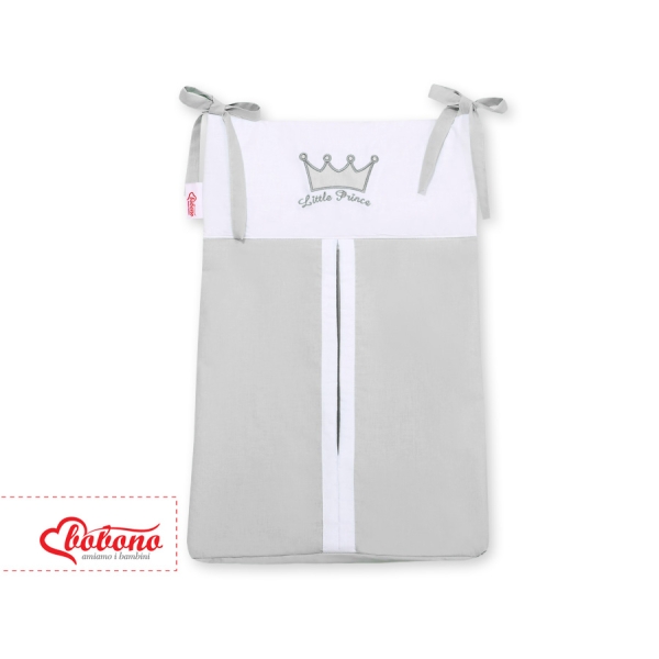 Windelntasche - Little Prince/Princess grau