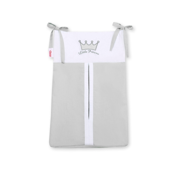Windelntasche - Little Prince/Princess grau