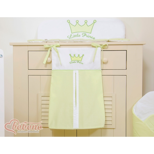 Windelntasche - Little Prince/Princess grün