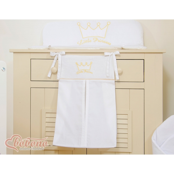 Windelntasche - Little Prince/Princess weiß
