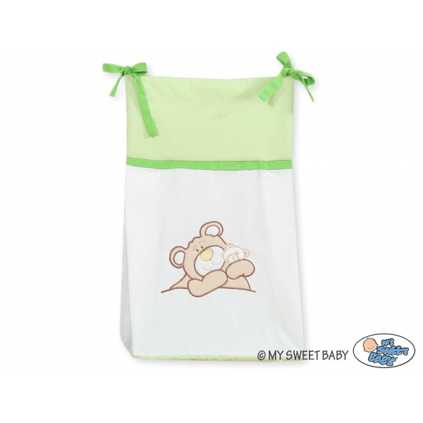 Windelntasche - Teddy Bär Barnaba grün