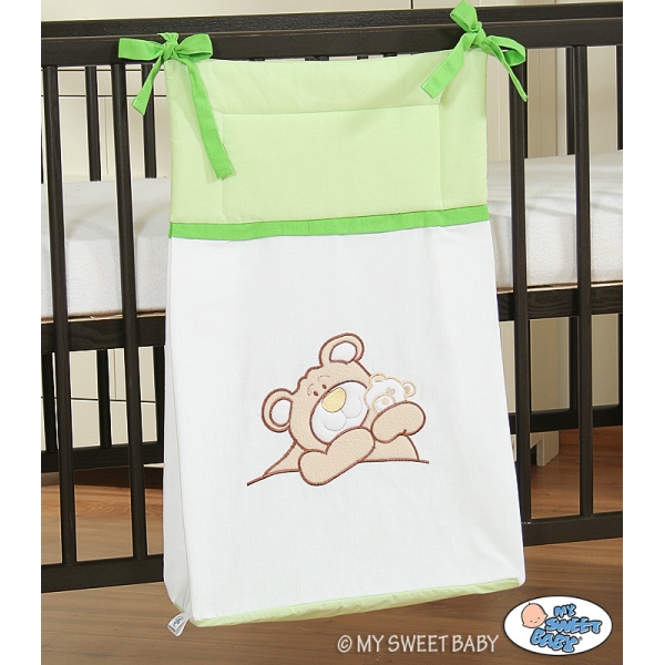 Windelntasche - Teddy Bär Barnaba grün