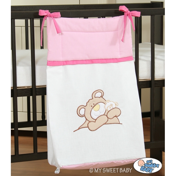 Windelntasche - Teddy Bär Barnaba rosa